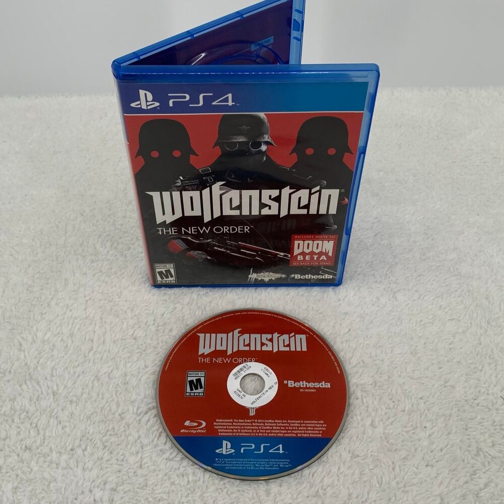 Wolfenstein The New Order PS4 Game 2014 Sony PlayStation 4 Tested Shooter Action